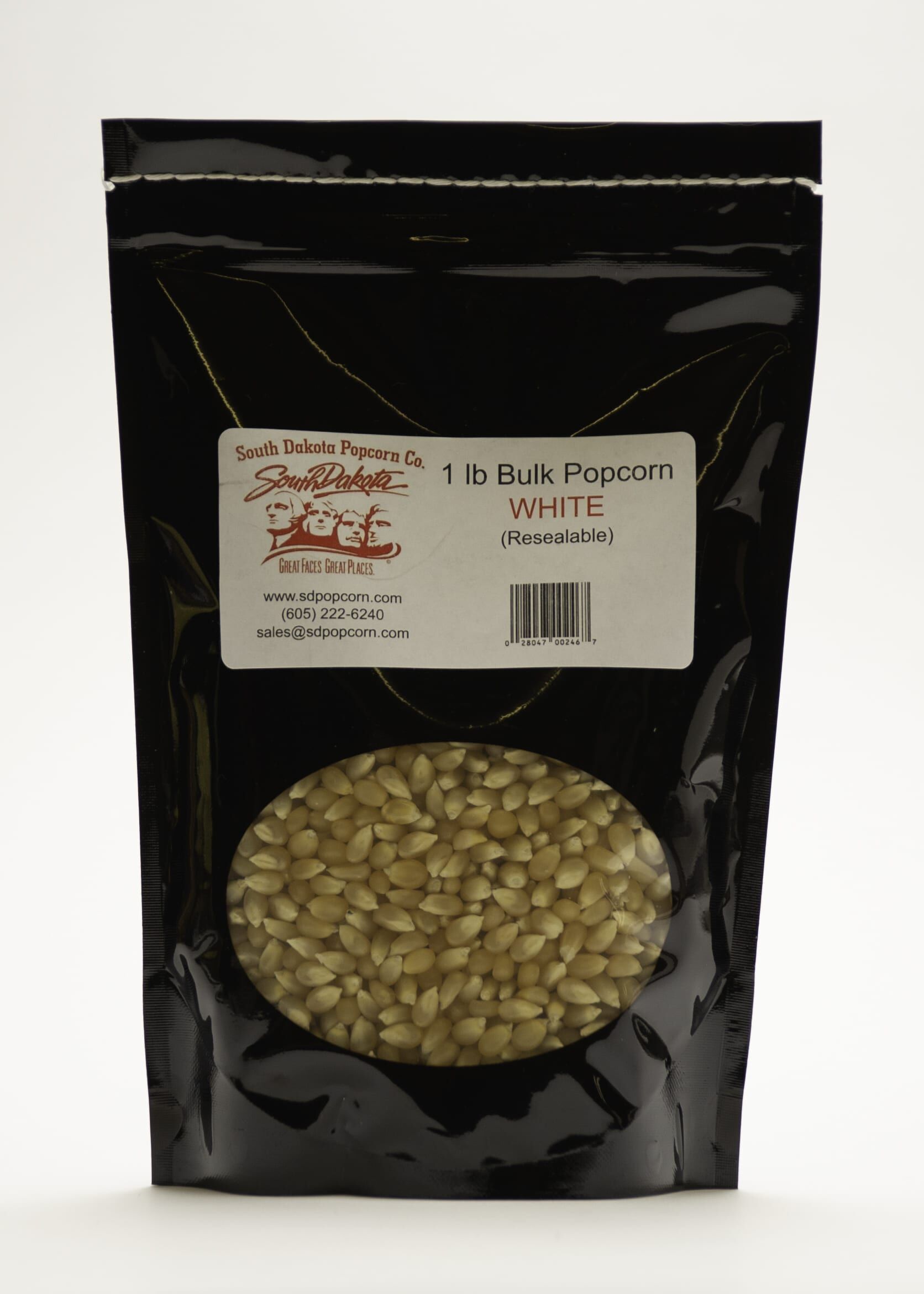 Bulk 1 lb Resealable Bag - White