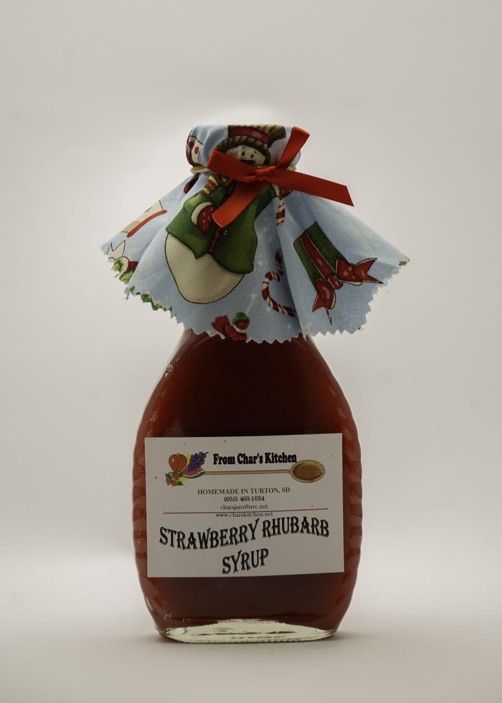 Strawberry Rhubarb Syrup - 10 oz